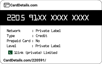 Card Details: 220591