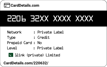 Card Details: 220632