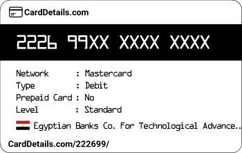 Card Details: 222699