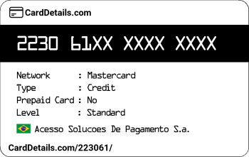 Card Details: 223061