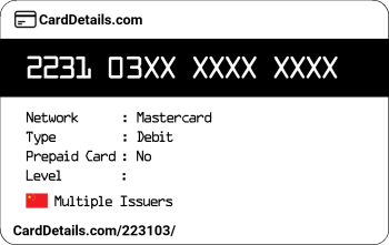 Card Details: 223103