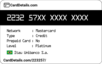 Card Details: 223257