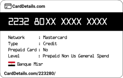 Card Details: 223280