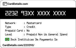 Card Details: 223293