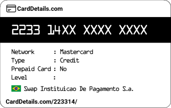 Card Details: 223314