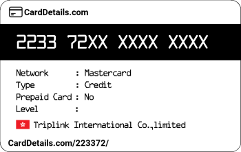 Card Details: 223372