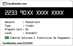 Card Details: 223390