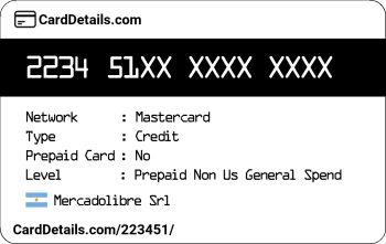 Card Details: 223451