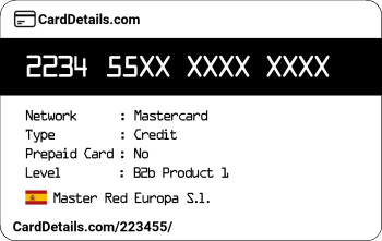 Card Details: 223455