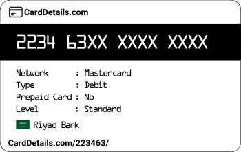 Card Details: 223463