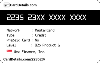 Card Details: 223523
