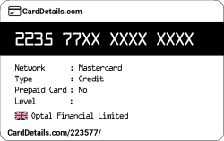 Card Details: 223577