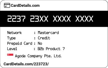 Card Details: 223723