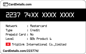 Card Details: 223774