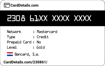 Card Details: 230861