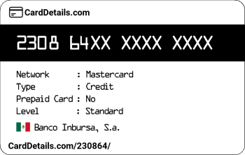 Card Details: 230864