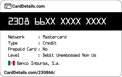 Card Details: 230866