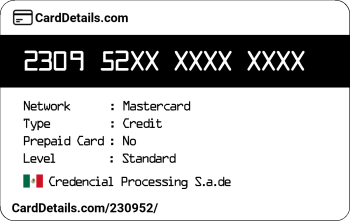 Card Details: 230952