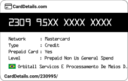 Card Details: 230995