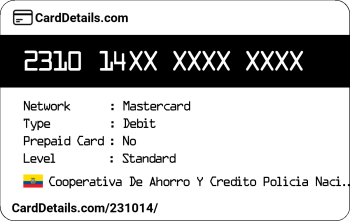 Card Details: 231014