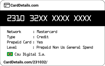 Card Details: 231032