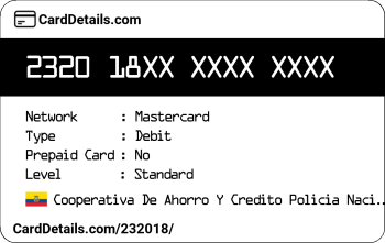 Card Details: 232018