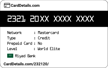 Card Details: 232120