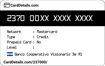 Card Details: 237000