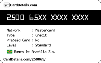 Card Details: 250065