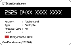 Card Details: 252504