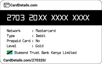 Card Details: 270320