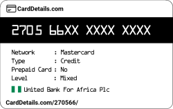 Card Details: 270566