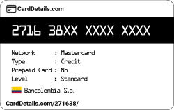 Card Details: 271638