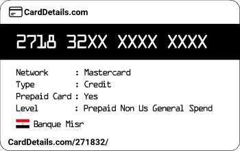 Card Details: 271832