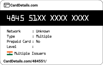 Card Details: 484551