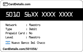 Card Details: 501056