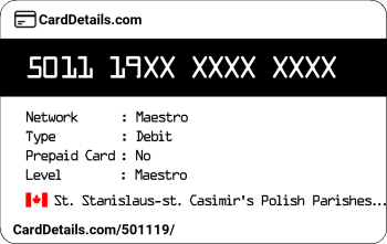 Card Details: 501119