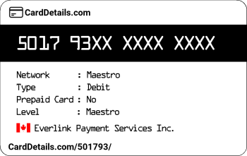 Card Details: 501793