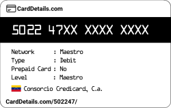 Card Details: 502247