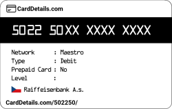 Card Details: 502250