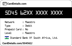 Card Details: 504562