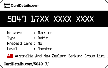 Card Details: 504917