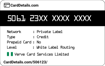 Card Details: 506123