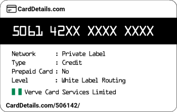 Card Details: 506142