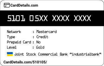 Card Details: 510105