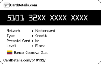 Card Details: 510132