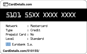 Card Details: 510155