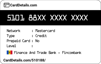 Card Details: 510188