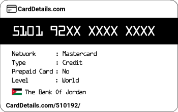 Card Details: 510192