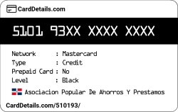 Card Details: 510193